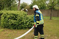 Auf dem Schachtbaugelände fand heute eine Großübung von Feuerwehr und Rettungskräften statt Bild: Auf dem Schachtbaugelände fand heute eine Großübung von Feuerwehr und Rettungskräften statt