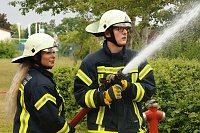 Auf dem Schachtbaugelände fand heute eine Großübung von Feuerwehr und Rettungskräften statt Bild: Auf dem Schachtbaugelände fand heute eine Großübung von Feuerwehr und Rettungskräften statt