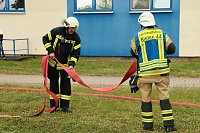 Auf dem Schachtbaugelände fand heute eine Großübung von Feuerwehr und Rettungskräften statt Bild: Auf dem Schachtbaugelände fand heute eine Großübung von Feuerwehr und Rettungskräften statt
