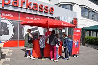 Das "Knax"-Kinderfest wurde gestern wieder auf dem Parkplatzd der Kreissparkasse gefeiert Bild: Das "Knax"-Kinderfest wurde gestern wieder auf dem Parkplatzd der Kreissparkasse gefeiert