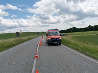 Bild: Schwerer Unfall auf der B 243