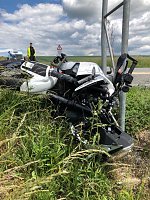 Bild: Schwerer Unfall auf der B 243