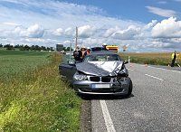 Bild: Schwerer Unfall auf der B 243