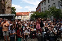 Das 52. Rolandsfest wurde nach zwei Jahren Pause heute auf dem Rathausplatz in Nordhausen eröffnet Bild: Das 52. Rolandsfest wurde nach zwei Jahren Pause heute auf dem Rathausplatz in Nordhausen eröffnet