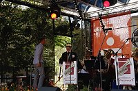 Das 52. Rolandsfest wurde nach zwei Jahren Pause heute auf dem Rathausplatz in Nordhausen eröffnet Bild: Das 52. Rolandsfest wurde nach zwei Jahren Pause heute auf dem Rathausplatz in Nordhausen eröffnet