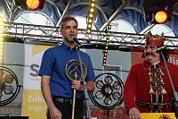 Das 52. Rolandsfest wurde nach zwei Jahren Pause heute auf dem Rathausplatz in Nordhausen eröffnet Bild: Das 52. Rolandsfest wurde nach zwei Jahren Pause heute auf dem Rathausplatz in Nordhausen eröffnet