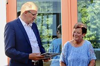 Verleihung der Ehrenplaketten des Landkreises Nordhausen 2022 in der Kalkhütte in Urbach Bild: Verleihung der Ehrenplaketten des Landkreises Nordhausen 2022 in der Kalkhütte in Urbach