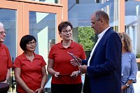 Verleihung der Ehrenplaketten des Landkreises Nordhausen 2022 in der Kalkhütte in Urbach Bild: Verleihung der Ehrenplaketten des Landkreises Nordhausen 2022 in der Kalkhütte in Urbach