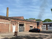Bild: Brand an der Alten Weberei