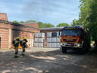 Bild: Brand an der Alten Weberei