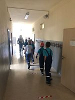 Bild: Die Feuerwehr in Harztor probte am Wochenende den Ernstfall