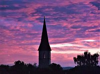 Bild: Weitere Impressionen vom purpurnen Abendhimmel von Michael M&uuml;ller