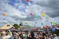 Bild: Die "Kleinen St&ouml;rche" in G&ouml;rsbach feierten den 50. Geburtstag ihres Kindergartens mit einer gro&szlig;en Festwoche