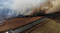 Feldbrand bei Großfurra Bild: Feldbrand bei Großfurra