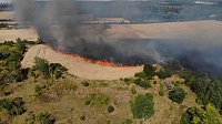 Feldbrand bei Großfurra Bild: Feldbrand bei Großfurra