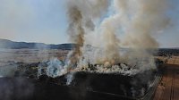Feldbrand bei Großfurra Bild: Feldbrand bei Großfurra