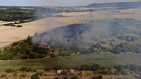 Feldbrand bei Großfurra Bild: Feldbrand bei Großfurra