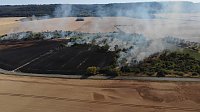 Feldbrand bei Großfurra Bild: Feldbrand bei Großfurra