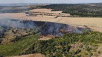 Feldbrand bei Großfurra Bild: Feldbrand bei Großfurra