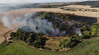 Feldbrand bei Großfurra Bild: Feldbrand bei Großfurra