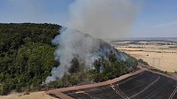 Waldbrand bei Wernrode Bild: Waldbrand bei Wernrode