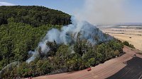 Waldbrand bei Wernrode Bild: Waldbrand bei Wernrode