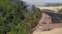 Waldbrand bei Wernrode Bild: Waldbrand bei Wernrode