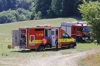 Waldbrand bei Wernrode Bild: Waldbrand bei Wernrode