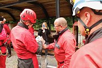 Rettung aus der Finsternis - am Rabensteiner Stollen wurde heute die Rettung unter Tage geprobt Bild: Rettung aus der Finsternis - am Rabensteiner Stollen wurde heute die Rettung unter Tage geprobt