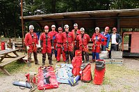 Rettung aus der Finsternis - am Rabensteiner Stollen wurde heute die Rettung unter Tage geprobt Bild: Rettung aus der Finsternis - am Rabensteiner Stollen wurde heute die Rettung unter Tage geprobt