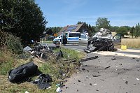 Bild: Schrecklicher Unfall auf der B 243