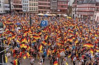 Bild: Empfang der Nationalmannschaft in Frankfurt