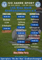 Bild: Partyprogramm f&uuml;r das gro&szlig;e Jubil&auml;um