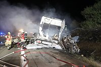 Bild: Fahrzeugbrand auf der A38