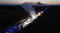 Bild: Schwerer Unfall auf der A 38