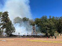 Bild: Waldbrand bei Urbach