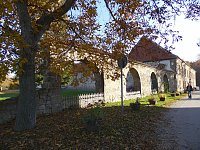 Bild: Peter Blei unterwegs im Kloster Michaelisstein