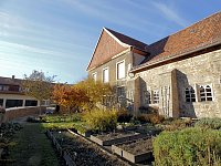 Bild: Peter Blei unterwegs im Kloster Michaelisstein