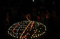 Bild: Lichterfest auf dem Petersberg