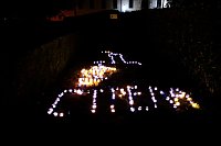 Bild: Peter Blei unterwegs auf dem Lichterfest