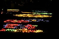 Bild: Peter Blei unterwegs auf dem Lichterfest