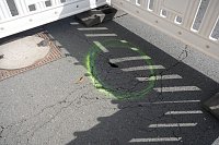 Bild: Erdfall in der Kyffh&auml;userstra&szlig;e