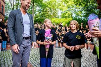 Bild: Begr&uuml;&szlig;ung der neuen Humboldt-Sch&uuml;ler