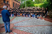 Bild: Begr&uuml;&szlig;ung der neuen Humboldt-Sch&uuml;ler
