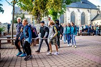 Bild: Begr&uuml;&szlig;ung der neuen Humboldt-Sch&uuml;ler