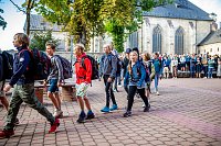 Bild: Begr&uuml;&szlig;ung der neuen Humboldt-Sch&uuml;ler