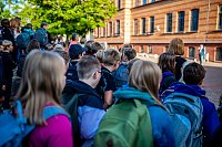 Bild: Begr&uuml;&szlig;ung der neuen Humboldt-Sch&uuml;ler