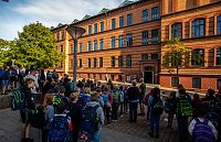 Bild: Begr&uuml;&szlig;ung der neuen Humboldt-Sch&uuml;ler