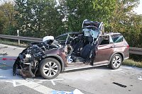 Bild: Schwerer Unfall auf der A38