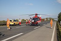 Bild: Schwerer Unfall auf der A38